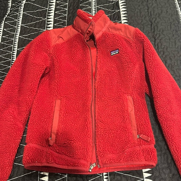 Patagonia Jackets & Blazers - Patagonia red Sherpa jacket